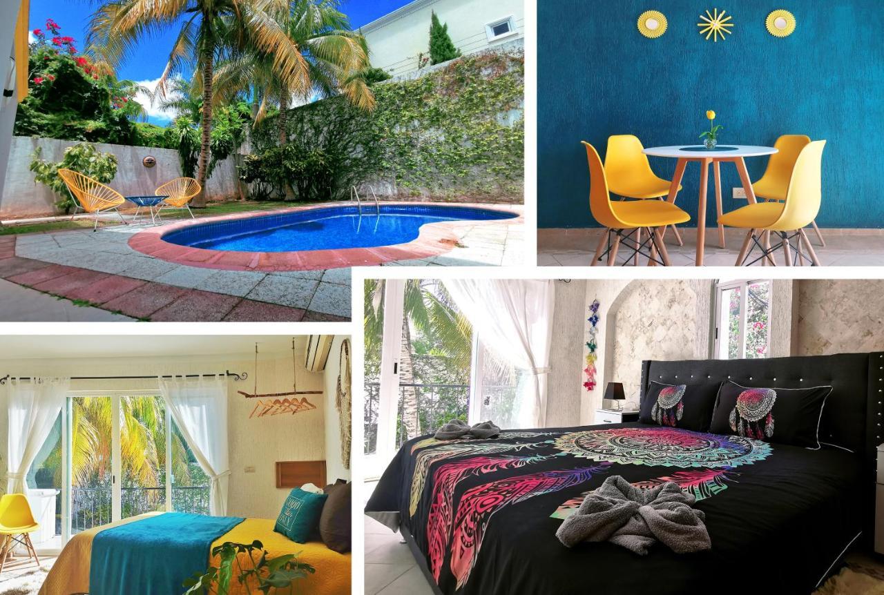 Beautiful & Cozy Near Beach Apartment Pool & Kingsize Bed Κανκούν Εξωτερικό φωτογραφία