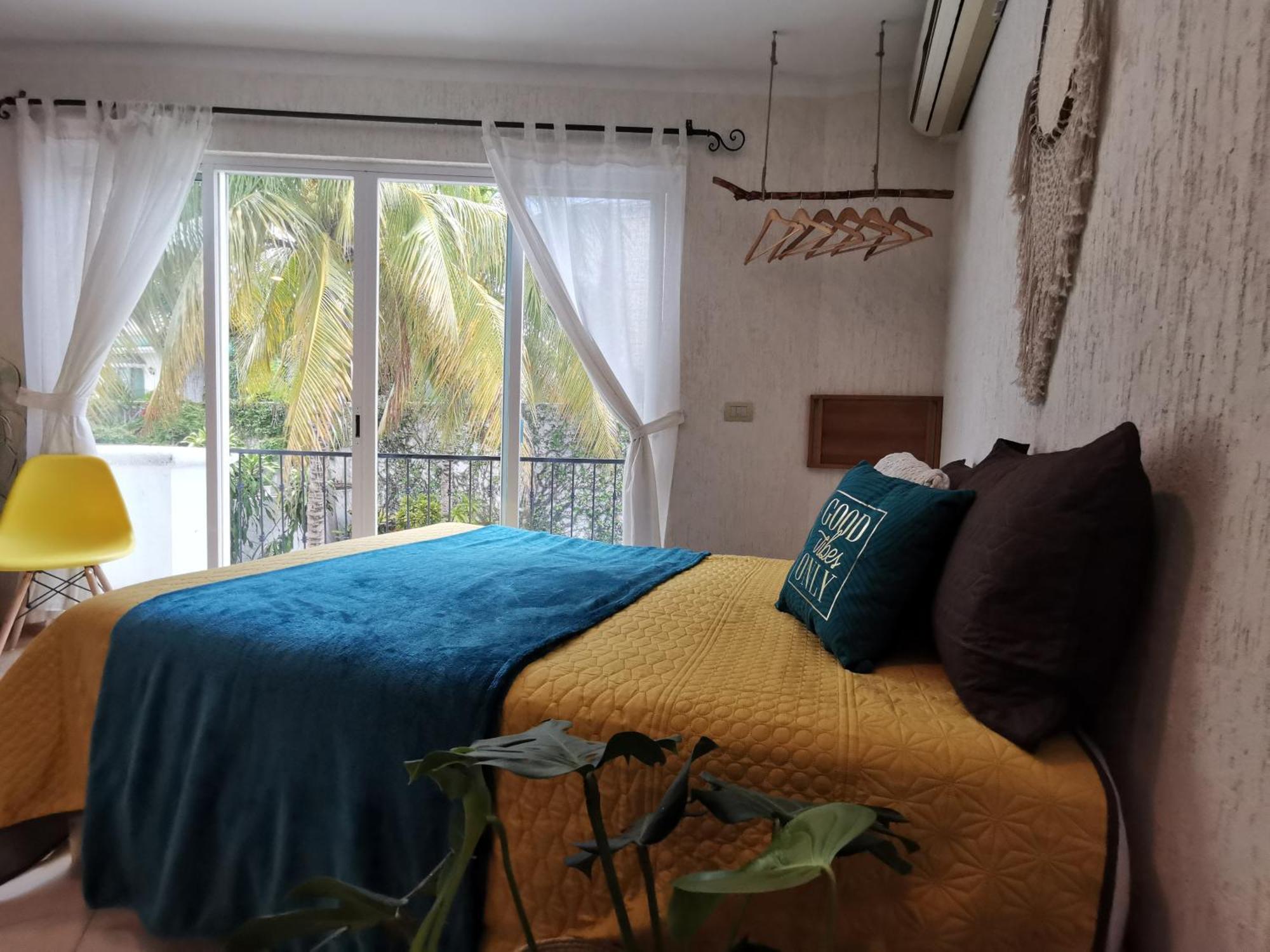 Beautiful & Cozy Near Beach Apartment Pool & Kingsize Bed Κανκούν Δωμάτιο φωτογραφία