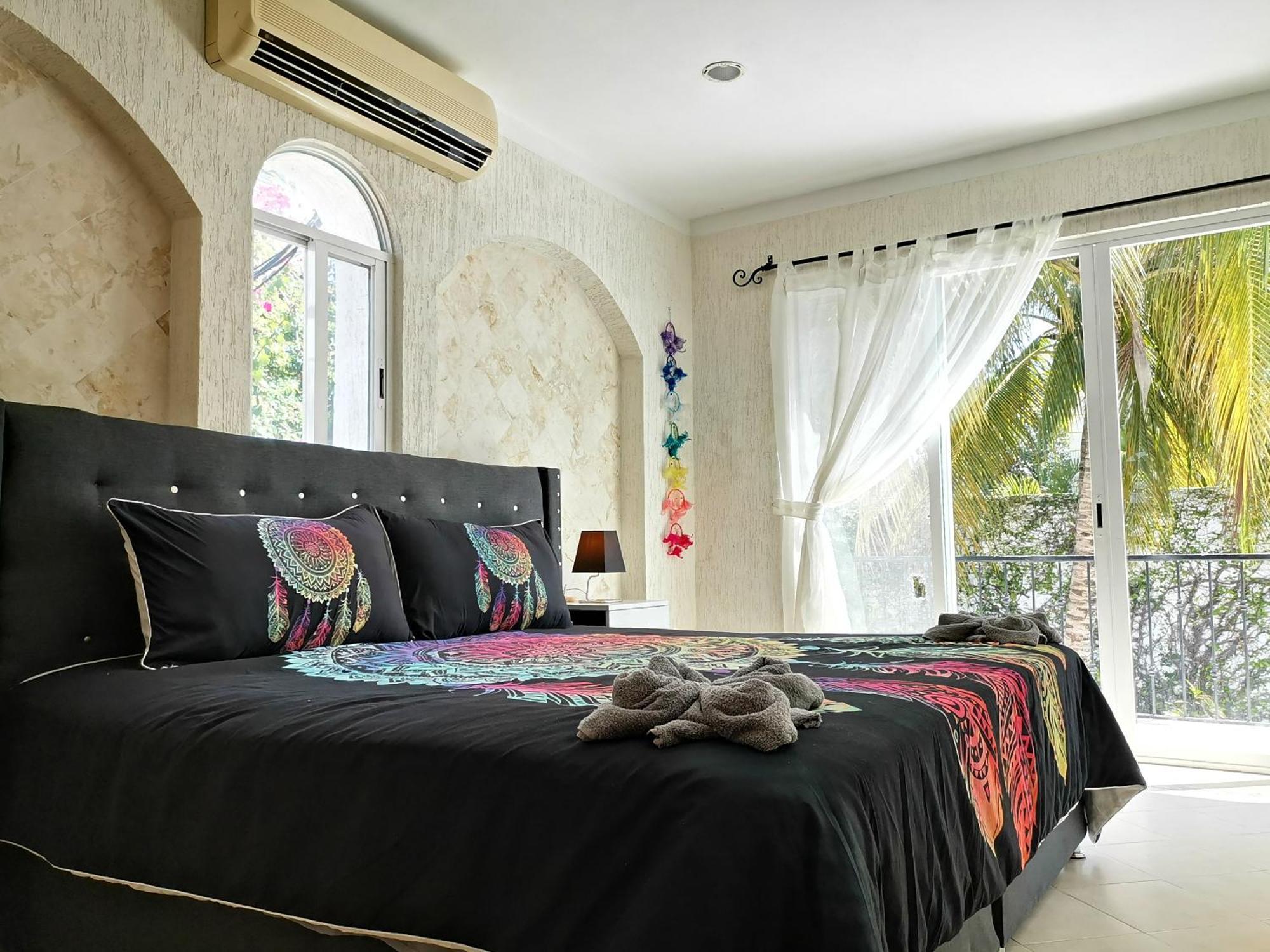 Beautiful & Cozy Near Beach Apartment Pool & Kingsize Bed Κανκούν Δωμάτιο φωτογραφία