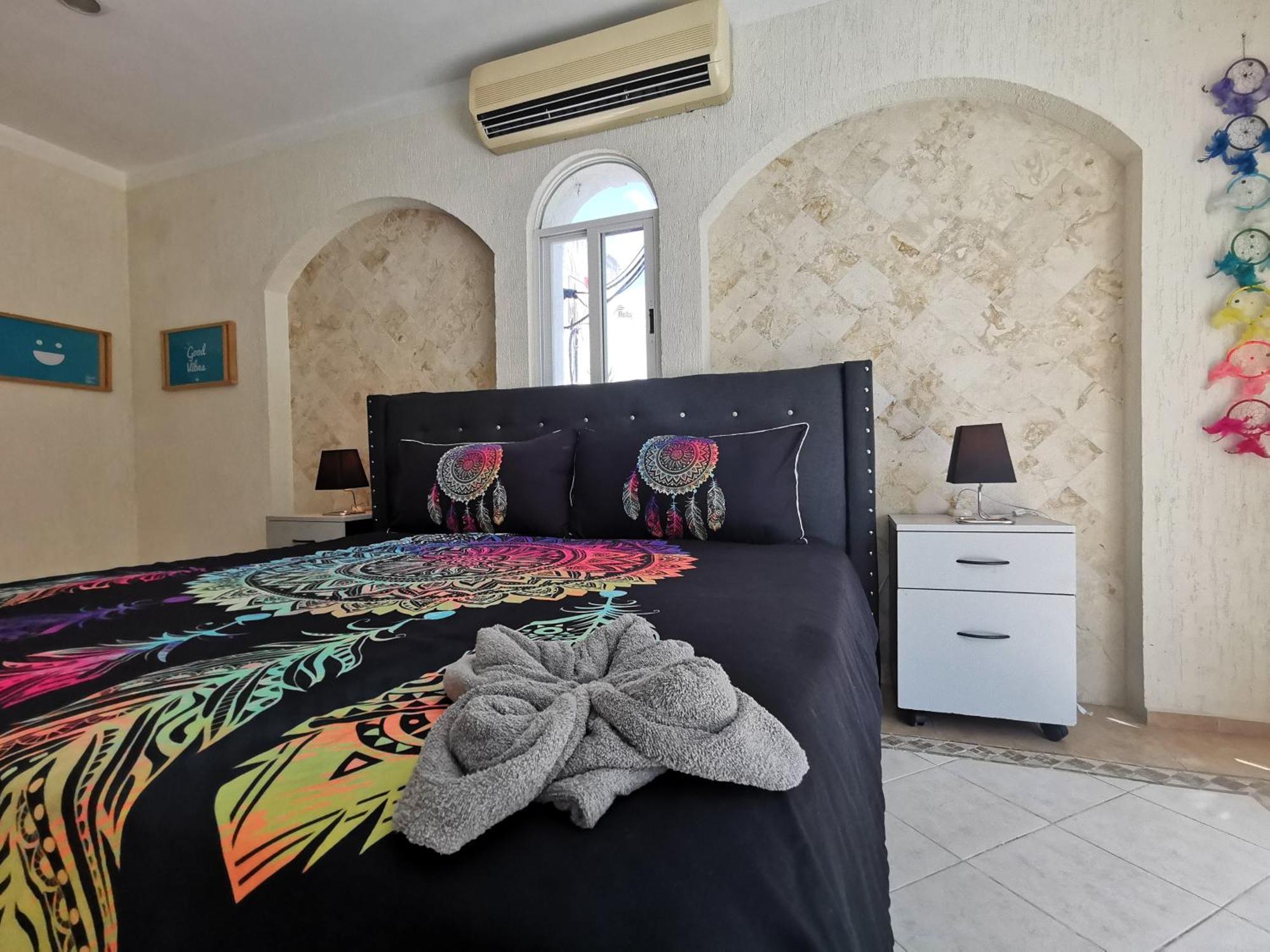 Beautiful & Cozy Near Beach Apartment Pool & Kingsize Bed Κανκούν Δωμάτιο φωτογραφία